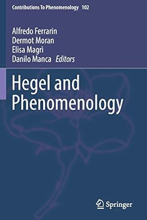 Seller image for Hegel and Phenomenology (Contributions to Phenomenology) [Soft Cover ] for sale by booksXpress