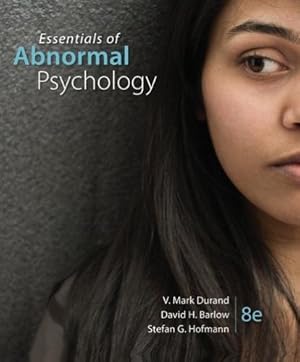 Immagine del venditore per Essentials of Abnormal Psychology by Durand, V. Mark, Barlow, David H., Hofmann, Stefan G. [Hardcover ] venduto da booksXpress