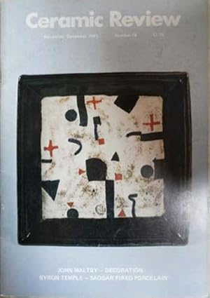 Seller image for Ceramic Review. No 78. Nov-Dec. 1982 : Byron Temple-Saggar Fired Porcelain. for sale by SEATE BOOKS