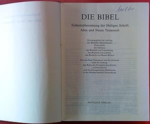 Bild des Verkäufers für DIE BIBEL. Einheitsübersetzung Altes und Neues Testament. zum Verkauf von biblion2