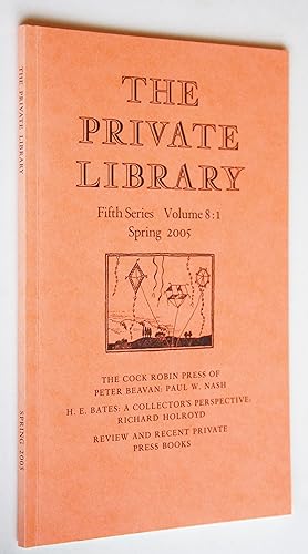 The Private Library Fifth Series Volume 8:1