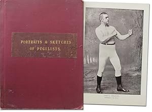 The Portrait Gallery of Pugilists of England, America, Australia from James J.Corbett running bac...