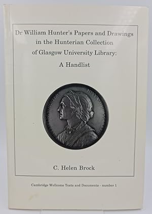 Seller image for Dr William Hunter's Papers and Drawings in the Hunterian Collection of Glasgow University Library: A Handlist for sale by Slade's