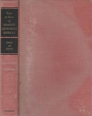 Bild des Verkufers fr Essays in honor of Esmond Linworth Marilla zum Verkauf von Biblioteca di Babele