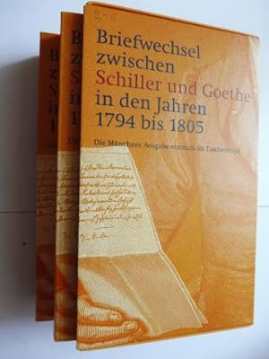 Briefwechsel zwischen Schiller und Goethe in den Jahren 1794 bis 1805 *.