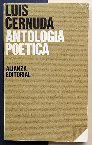 Seller image for Antologa potica. for sale by Il Tuffatore