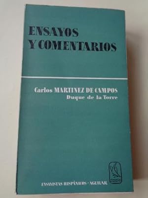 Imagen del vendedor de Ensayos y comentarios a la venta por GALLAECIA LIBROS