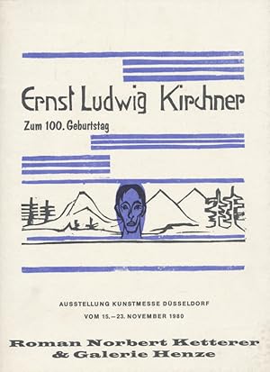 Bild des Verkufers fr Ernst Ludwig Kirchner. Jubilums-Ausstellung zum 100. Geburtstag. Gemlde Aquarelle Zeichnungen Graphik. zum Verkauf von Tills Bcherwege (U. Saile-Haedicke)