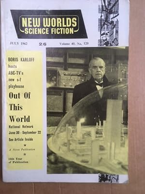 Bild des Verkufers fr New Worlds Science Fiction No 120 Vol 40 July 1962 zum Verkauf von Raymond Tait