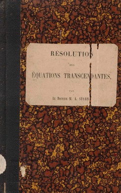 Résolution des équations transcendantes