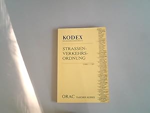 Seller image for Strassenverkehrsordnung. Kodex des sterreichischen Rechts : Taschen-Kodex. for sale by Antiquariat Bookfarm