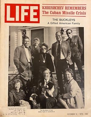 Bild des Verkufers fr Life Magazine, December 18, 1970; Khrushchev Remembers: The Cuban Missile Crisis; The Buckleys: A Gifted American Family zum Verkauf von A Cappella Books, Inc.