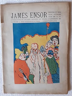Seller image for James Ensor peintre & graveur,numero exceptionnel de la revue La plume for sale by Hansennebooks