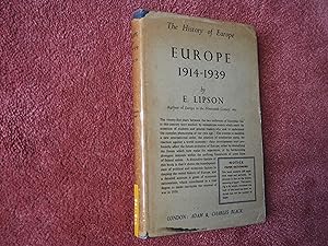 Seller image for EUROPE 1914-1939 for sale by Ron Weld Books