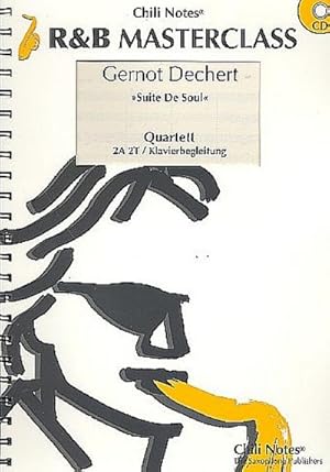 Bild des Verkufers fr Suite de Soul (+CD)for 4 saxophones (AATT) : score and parts zum Verkauf von AHA-BUCH GmbH
