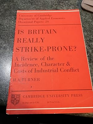 Immagine del venditore per Is Britain Really Strike - Prone? venduto da SGOIS