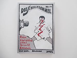 Bild des Verkufers fr Die Schastrommel Nr. 11. Peter Kubelka filmt Arnulf Rainer. Herausgegeben von G. Brus. zum Verkauf von Michael Steinbach Rare Books