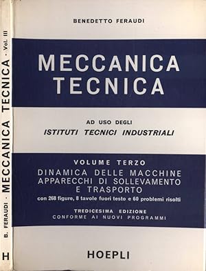 Seller image for Meccanica tecnica Vol. III for sale by Biblioteca di Babele