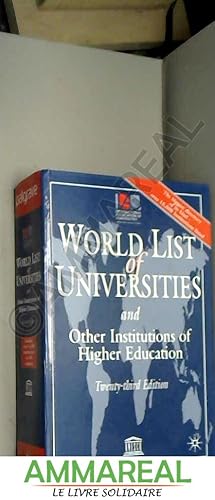 Bild des Verkufers fr World List of Universities and Other Institutions of Higher Education zum Verkauf von Ammareal