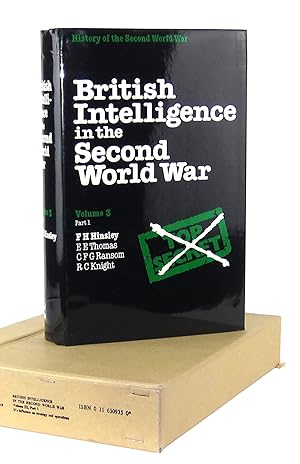 Bild des Verkufers fr British Intelligence in the Second World War: Its Influence on Strategy and Operations (Vol 3, Part One) zum Verkauf von Capitol Hill Books, ABAA
