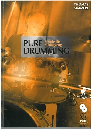 Imagen del vendedor de Pure Drumming, mit MP3-CD u. DVD a la venta por moluna