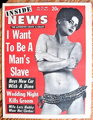 Rapist Dressed as Cave Man. Article in Inside News. the Lowdown Coast to Coast, Oct. 15, 1967. (S...