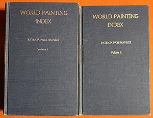 Seller image for World Painting Index in Two Volumes for sale by GuthrieBooks