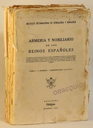 Armeria y Nobiliario de los Reinos Espanoles. Tomo I. 1-6. Entrega; Cuadernillos 1-34