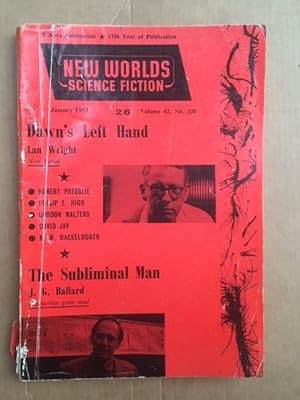 Bild des Verkufers fr New Worlds Science Fiction No 126 Vol 42 January 1963 zum Verkauf von Raymond Tait