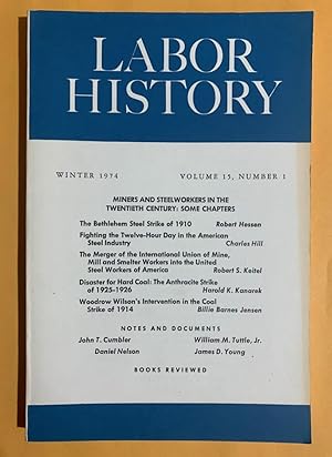 Immagine del venditore per Labor History: Volume 15, Number 1, Winter 1974. venduto da Exchange Value Books