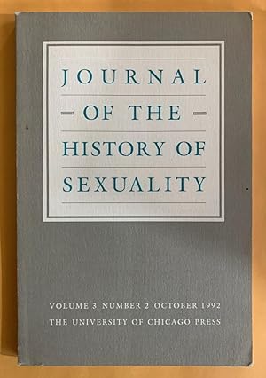 Seller image for Journal of the History of Sexuality: Volume 3, Number 2, October 1992 for sale by Exchange Value Books