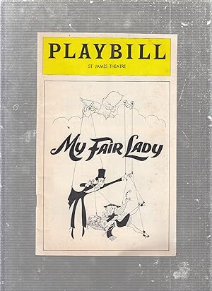 Image du vendeur pour Playbill "My Fair Lady" with Ian Richardson and Christine Andrews; Hirschfeld cover mis en vente par Old Book Shop of Bordentown (ABAA, ILAB)