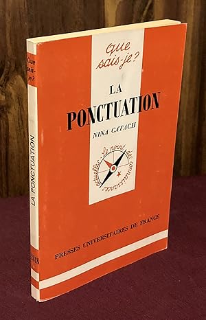 Imagen del vendedor de La ponctuation: histoire et systeme a la venta por Palimpsest Scholarly Books & Services