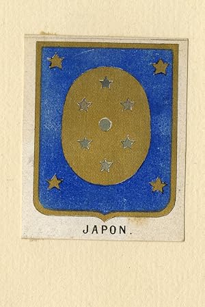Antique Print-HERALDRY-COAT OF ARMS-JAPAN-Anonymous-Ca. 1865