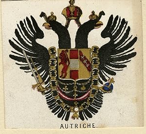 Antique Print-HERALDRY-COAT OF ARMS-AUSTRIA-Anonymous-Ca. 1865