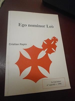 Seller image for Ego nominor Lo for sale by Le livre de sable