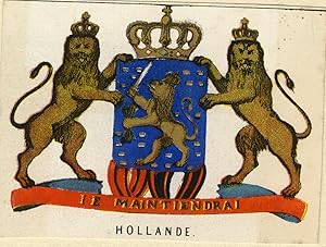 Antique Print-HERALDRY-COAT OF ARMS-NETHERLANDS-Anonymous-Ca. 1865