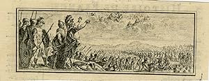 15 Antique Prints-BOOK-ILLUSTRATION-PRINTERSMARK-Le Bas-Mariette-Cochin-ca. 1740