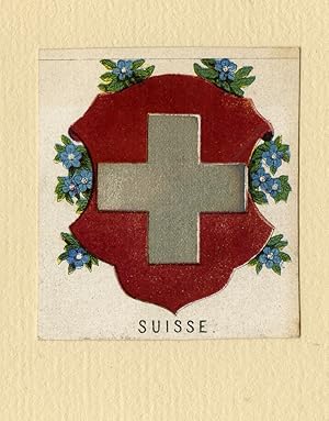 Antique Print-HERALDRY-COAT OF ARMS-SWITZERLAND-Anonymous-Ca. 1865