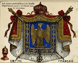 Antique Print-HERALDRY-COAT OF ARMS-FRANCE-Anonymous-Ca. 1865