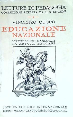 Bild des Verkufers fr Educazione nazionale zum Verkauf von Librodifaccia