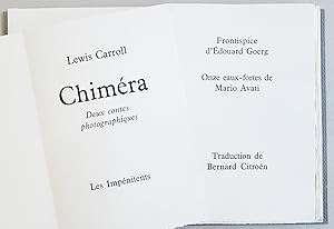 Seller image for Chimera, Deux Contes photographiques for sale by La Basse Fontaine