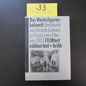 Imagen del vendedor de Das Wachsfigurenkabinett. Drehbuch von Henrik Galeen zu Paul Lenis Film von 1923 (FILMtext) a la venta por Bookstore-Online
