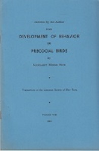 Imagen del vendedor de Sketches by the Author from Development of Behavior in Precocial Birds. a la venta por Buchversand Joachim Neumann