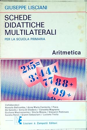 Bild des Verkufers fr Schede didattiche multilaterali per la scuola primaria: Aritmetica zum Verkauf von Librodifaccia
