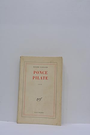 Image du vendeur pour Ponce Pilate. Rcit. mis en vente par ltimo Captulo S.L.