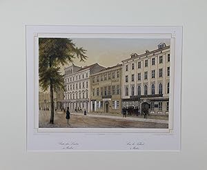 "Unter den Linden in Berlin, Sous les Tilleuls à Berlin".