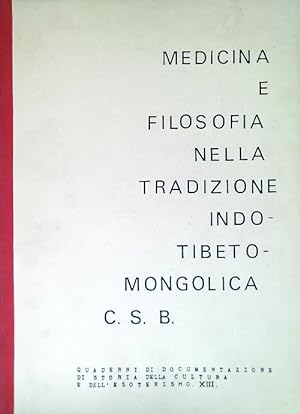 Medicina e Filosofia nella tradizione indo-tibeto-mongolica