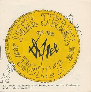 Bild des Verkufers fr Programmheft DER JUBEL ROLLT zum Verkauf von Programmhefte24 Schauspiel und Musiktheater der letzten 150 Jahre