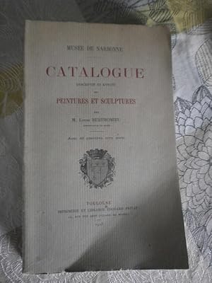Catalogue descriptif & annoté des peintures & sculptures du Musée Narbonne.